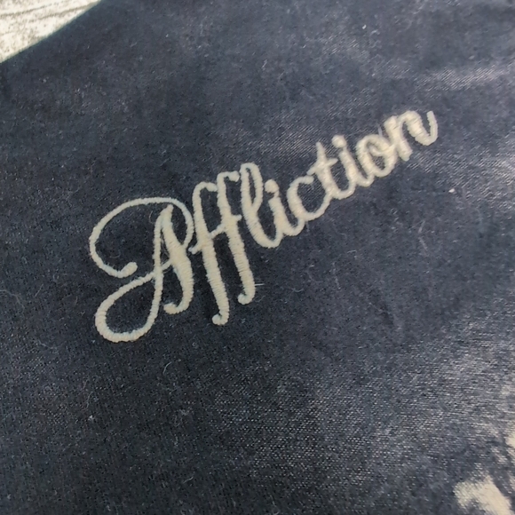 Affliction Vintage Y2K Skull Grim Reaper Black And Red T Shirt Men Size XL - Picture 5 of 9